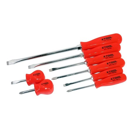 K-TOOL INTERNATIONAL Screwdrver Set, 8 pcs. KTI-19700